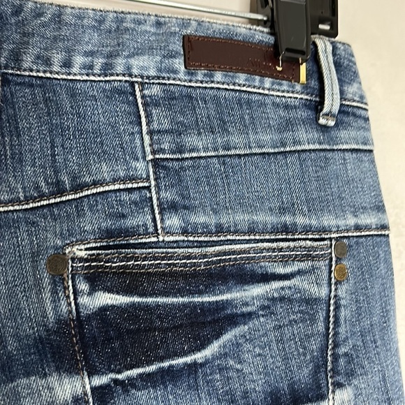 Allan J Unique Denim Sample distressed skinny jeans women’s 26 new w tags - Picture 6 of 10